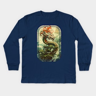 Dragon Fury Kids Long Sleeve T-Shirt